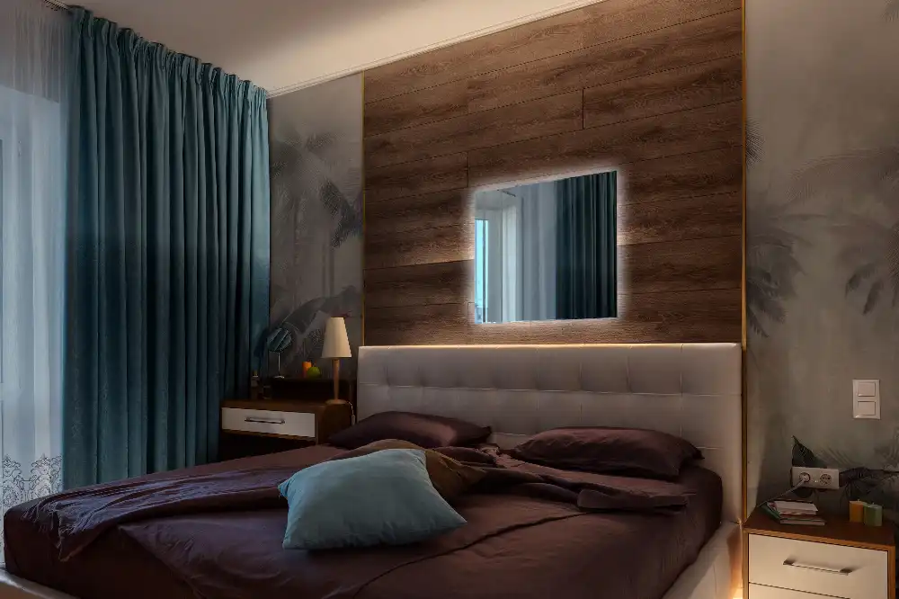 LED light mirror modern