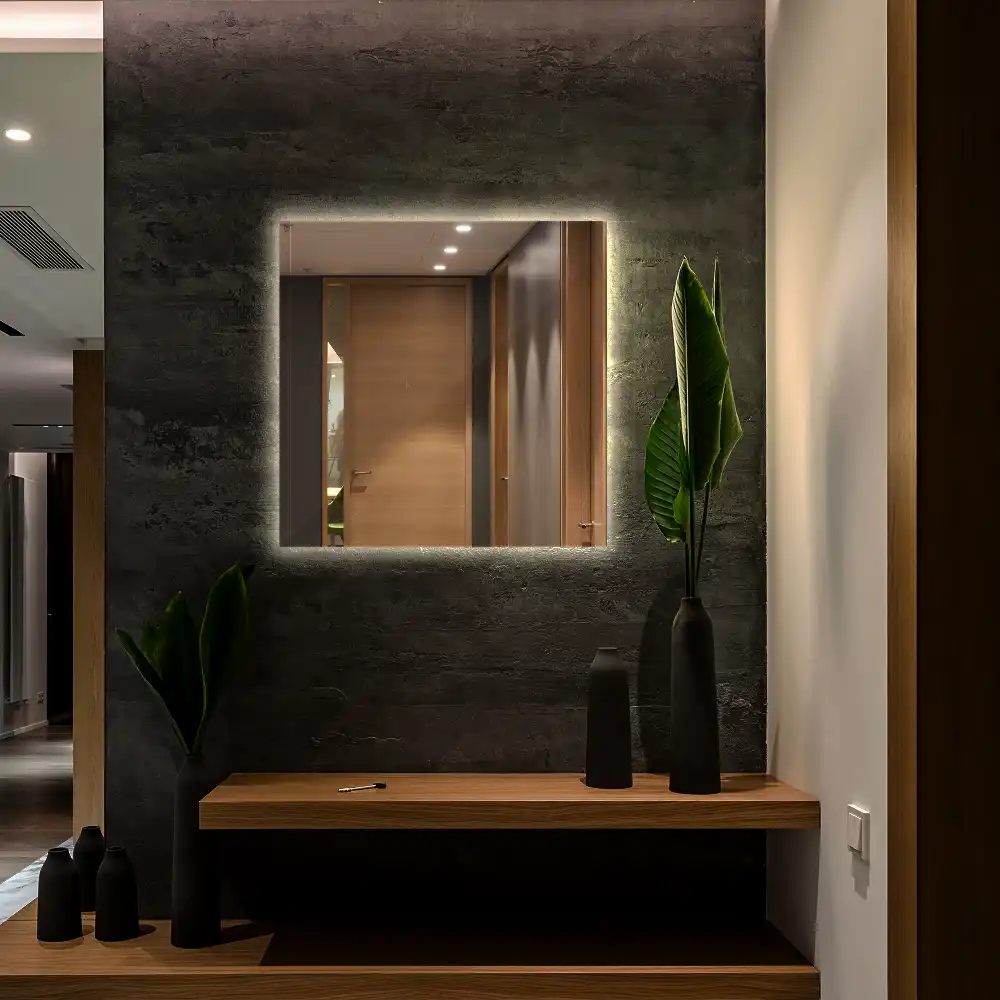 LED light mirror modern