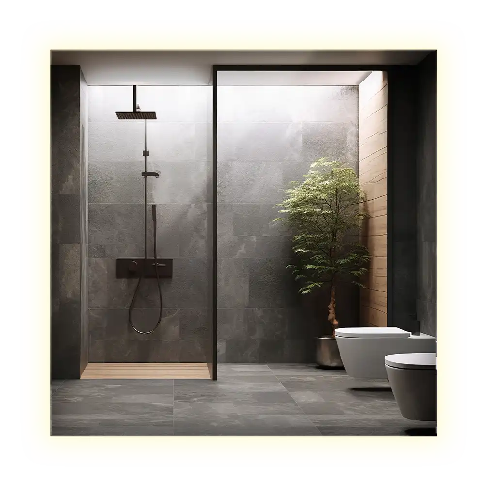 LED light mirror modern