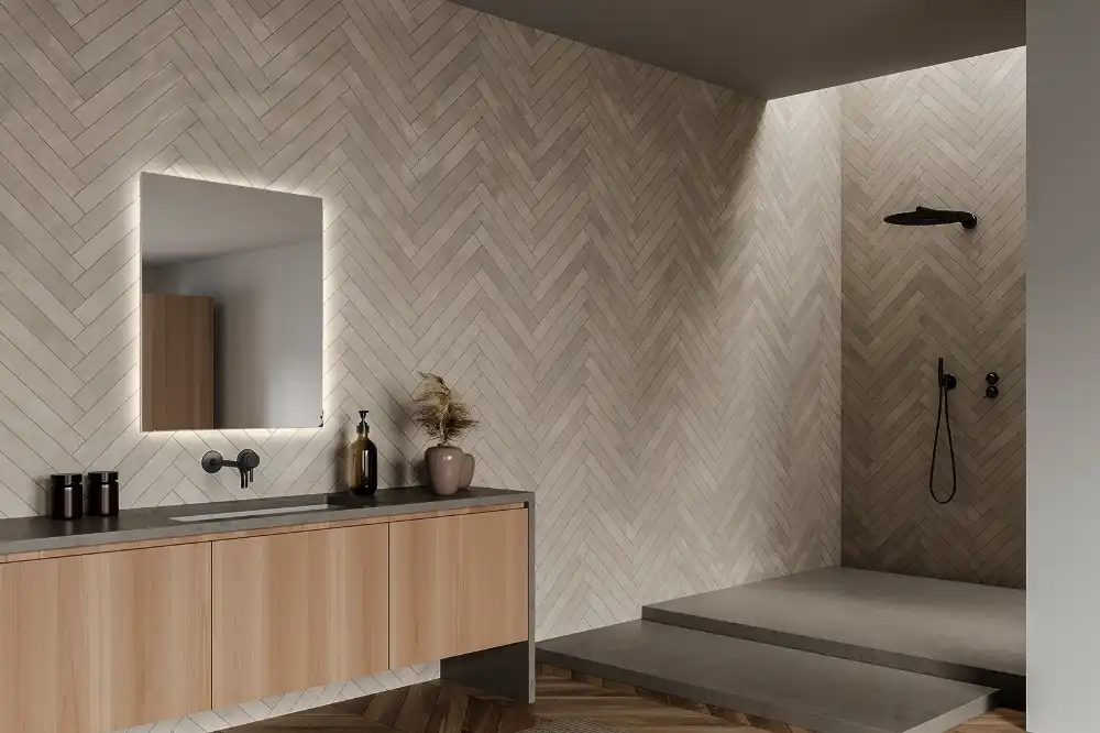 LED light mirror modern