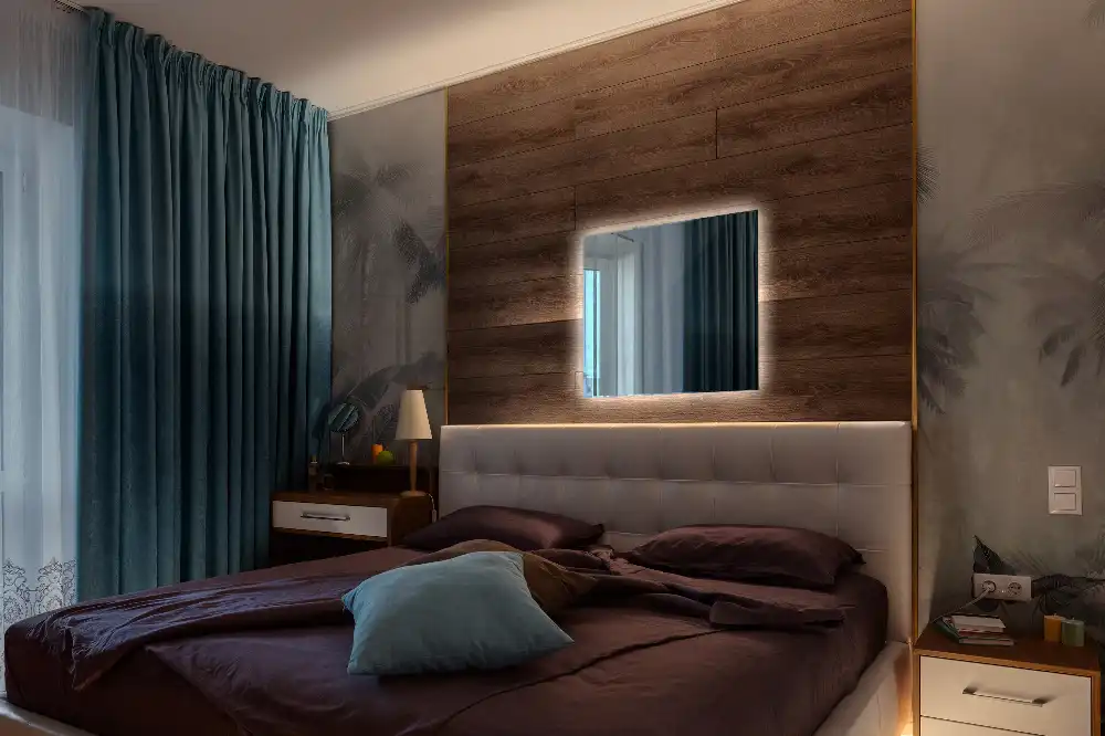 LED light mirror modern