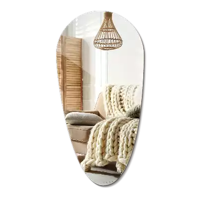 Drop shape mirror irregular