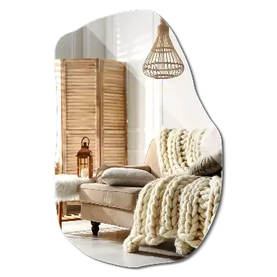 Unusual shaped mirror unique