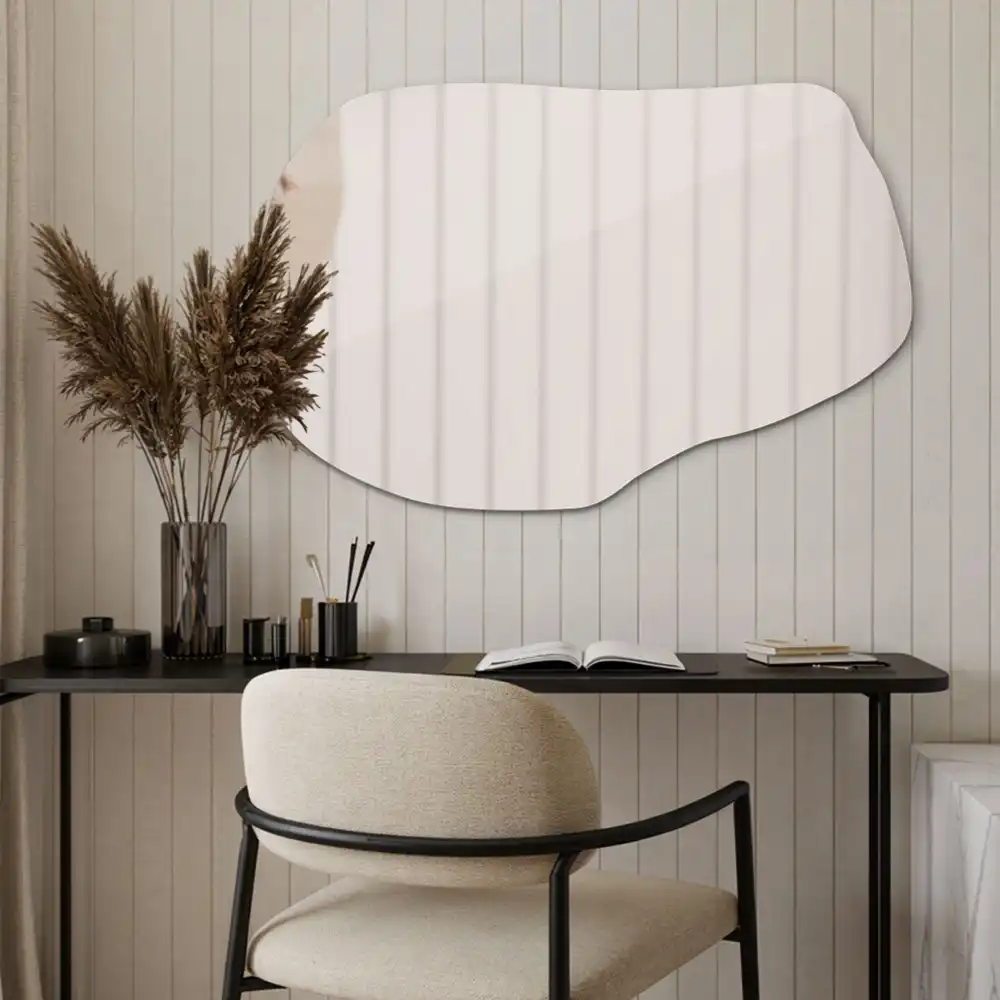 Unusual shaped mirror unique