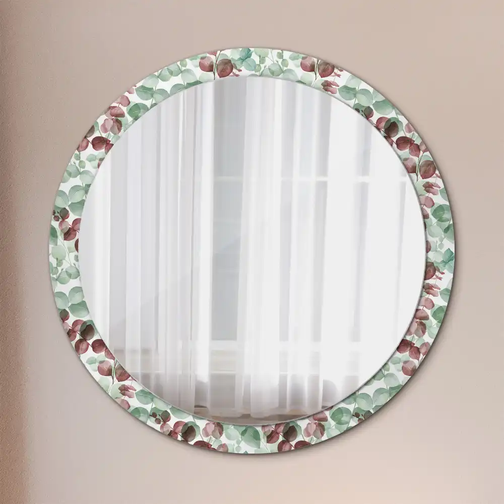 Round wall mirror decor Eucalyptus