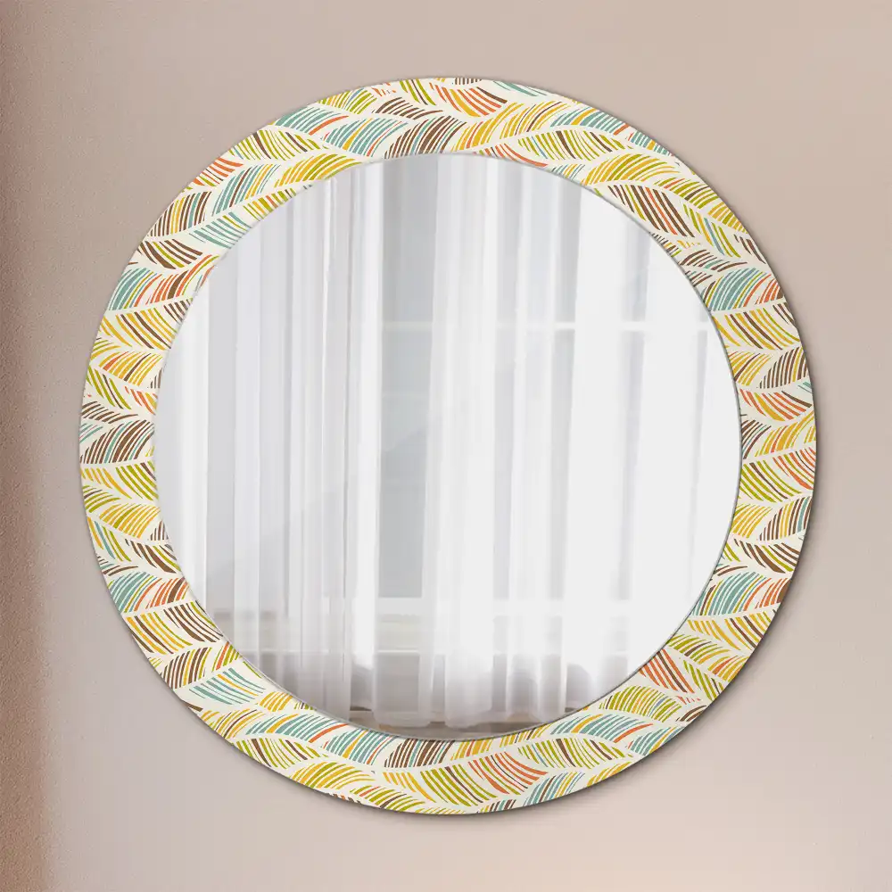 Round decorative mirror Abstract