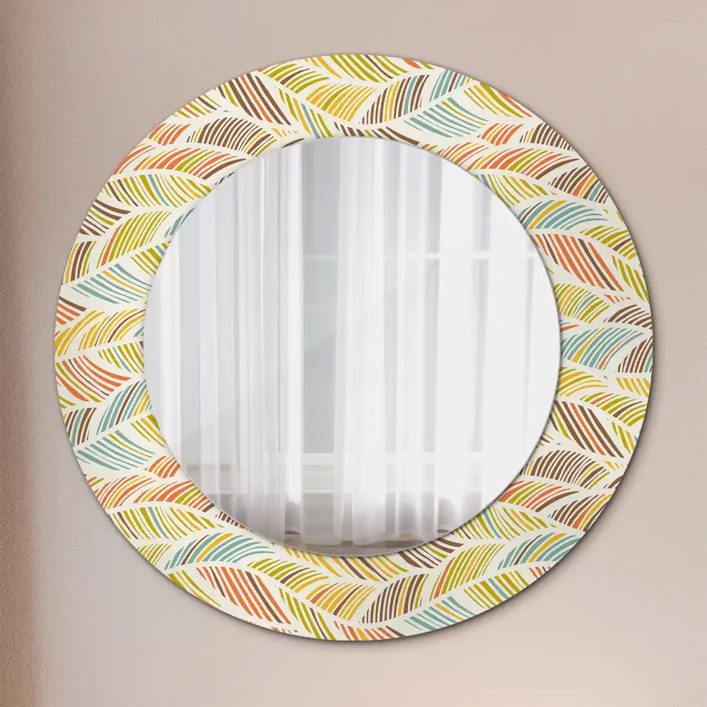 Round decorative mirror Abstract
