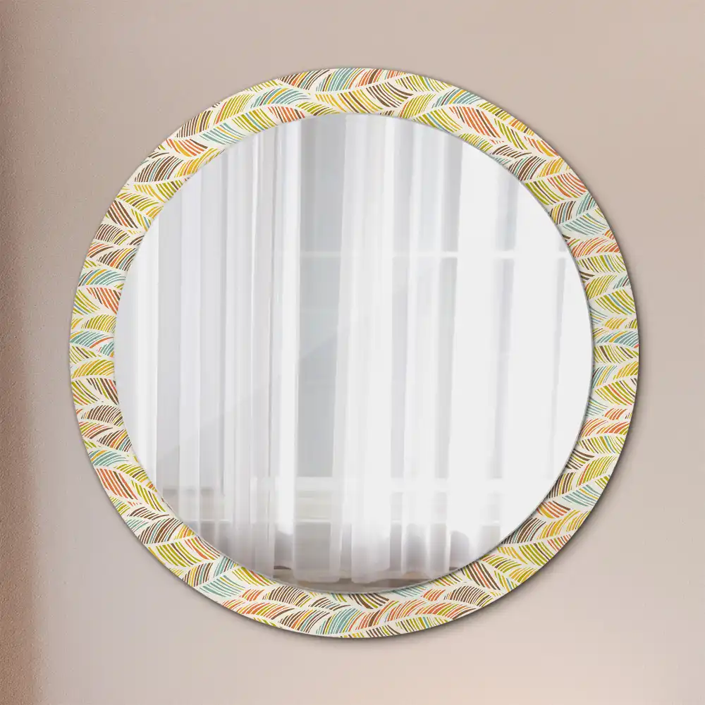 Round decorative mirror Abstract