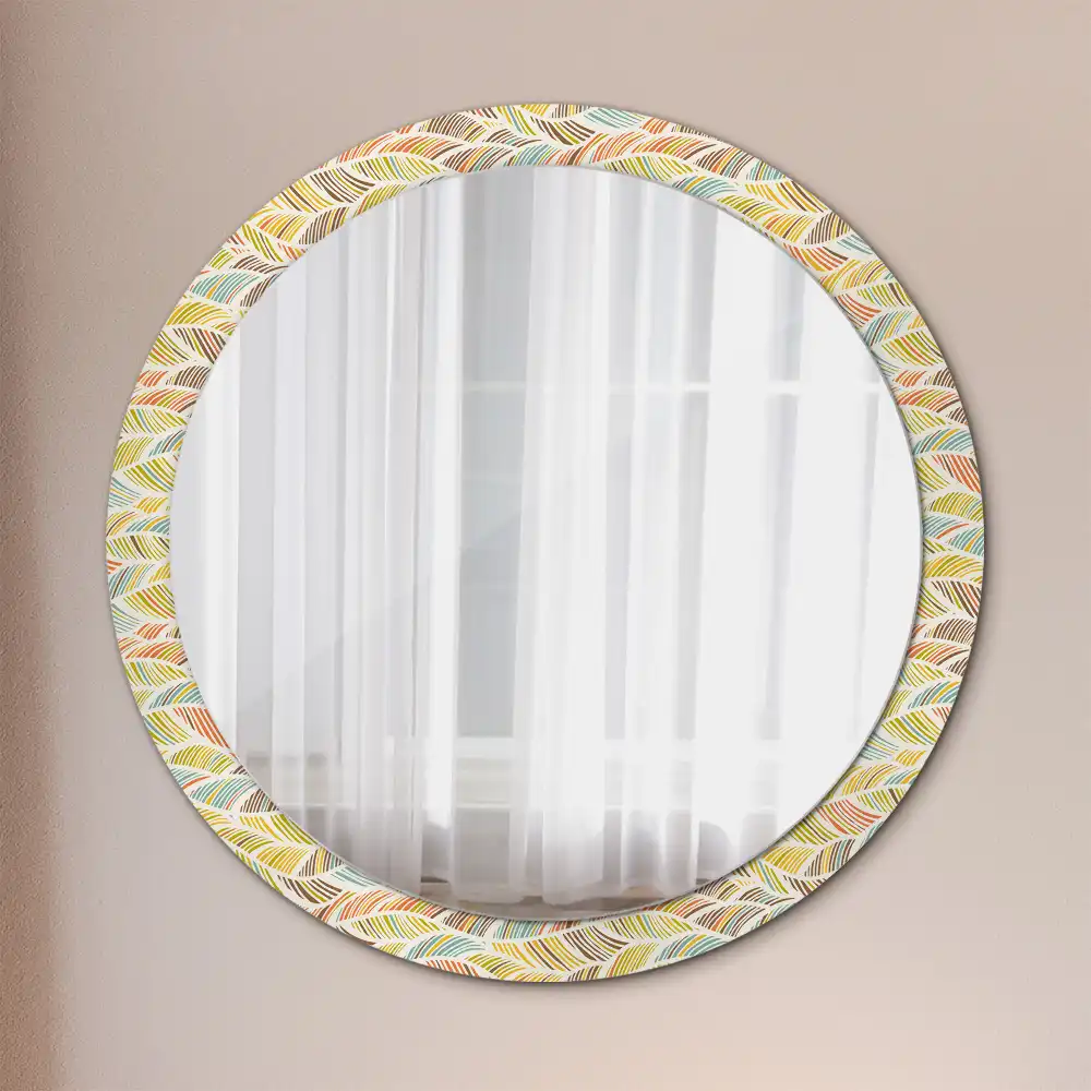 Round decorative mirror Abstract