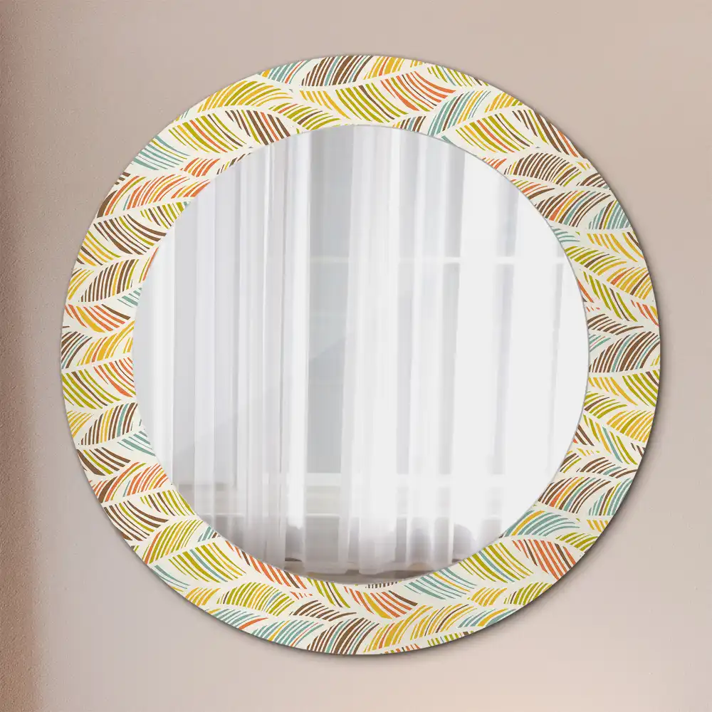 Round decorative mirror Abstract