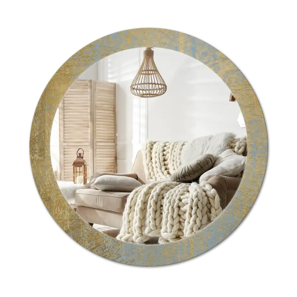 Round decorative mirror Loft pattern