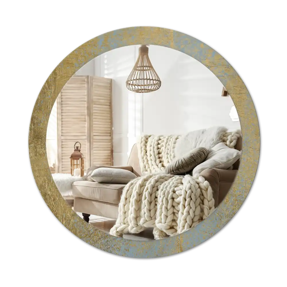 Round decorative mirror Loft pattern