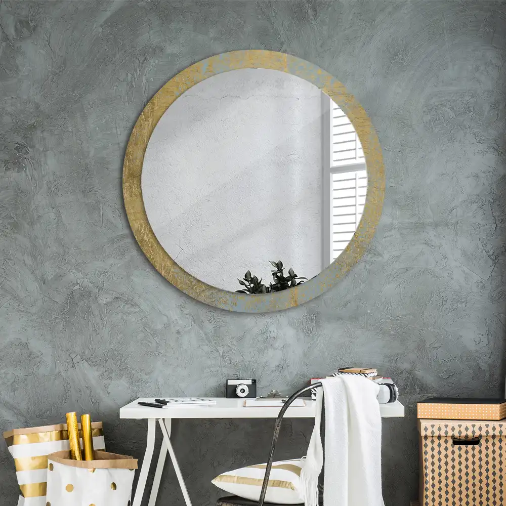 Round decorative mirror Loft pattern