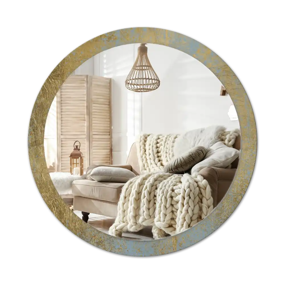Round decorative mirror Loft pattern