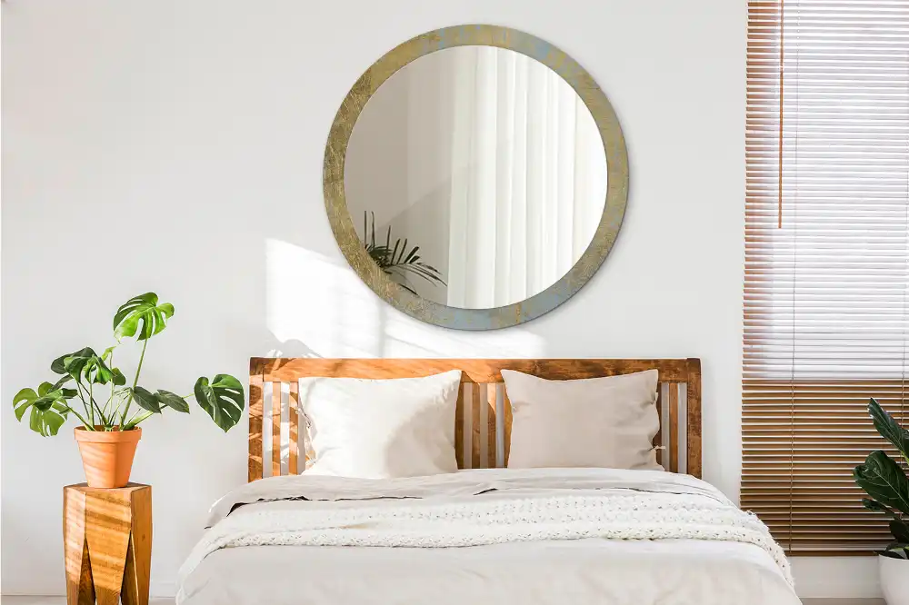 Round decorative mirror Loft pattern