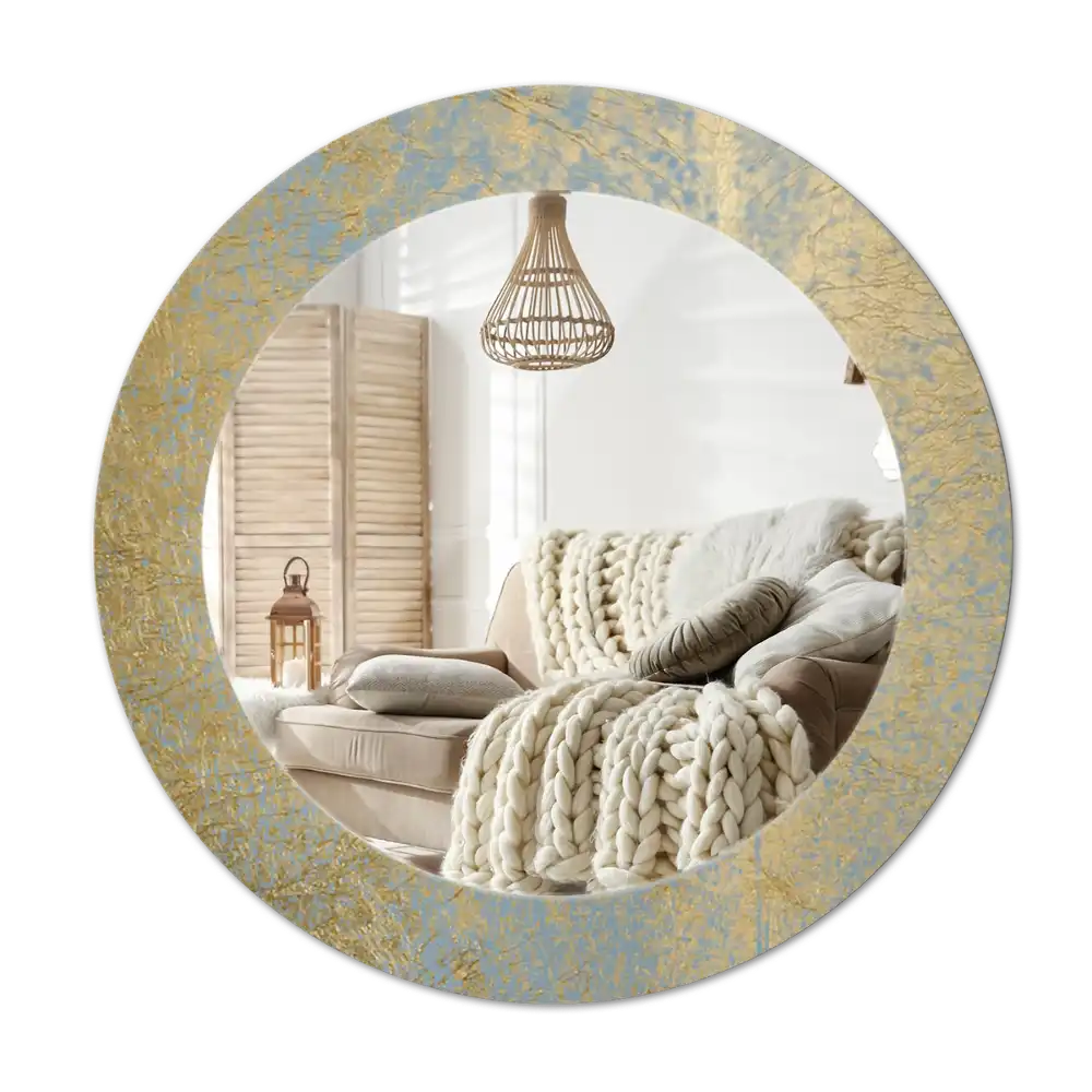 Round decorative mirror Loft pattern