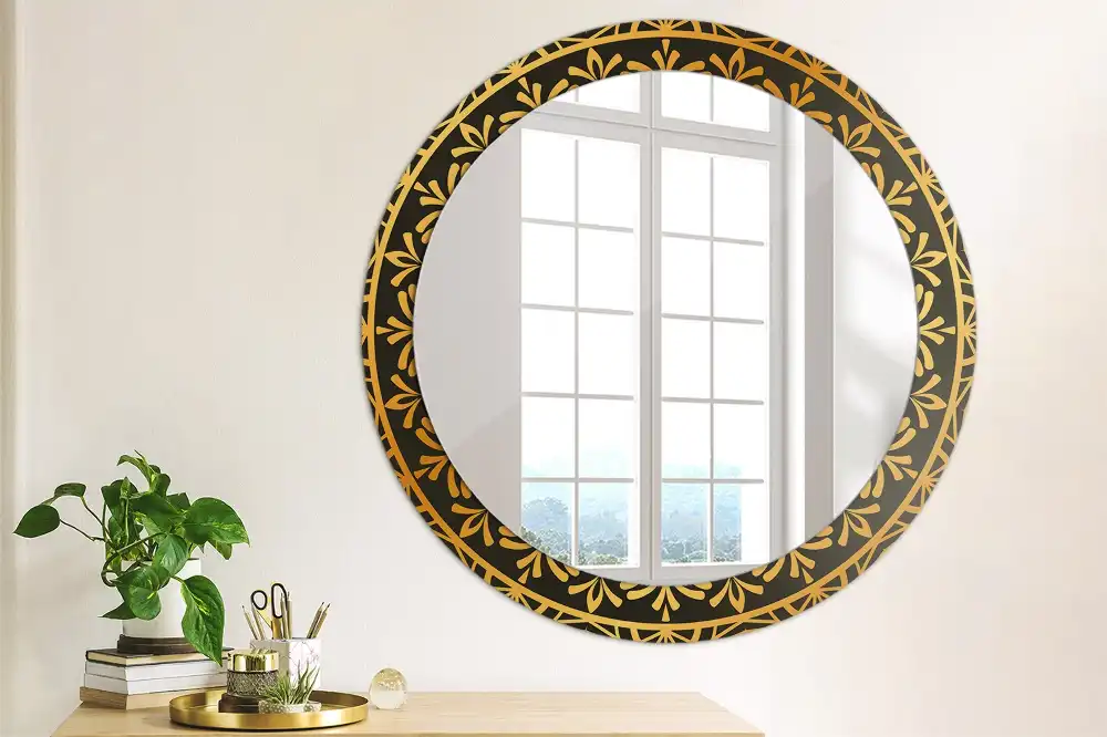 Round wall mirror decor Mandala