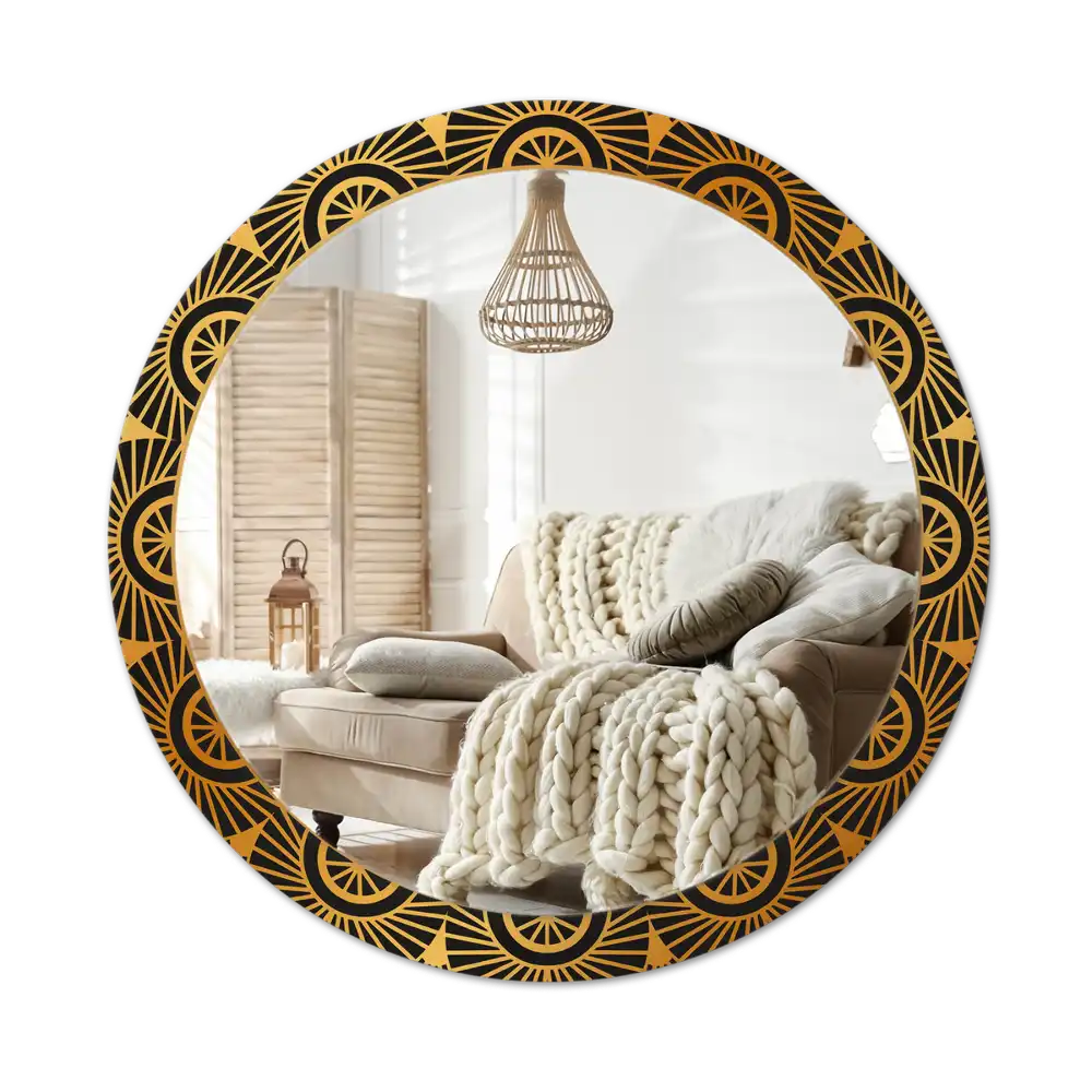 Round wall mirror decor Mandala