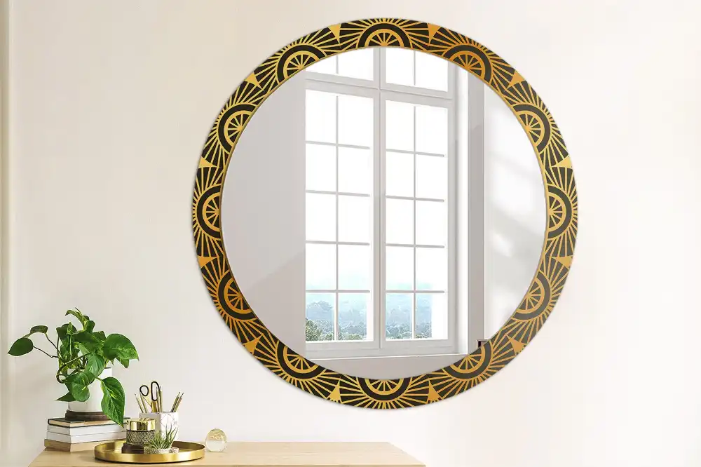 Round wall mirror decor Mandala