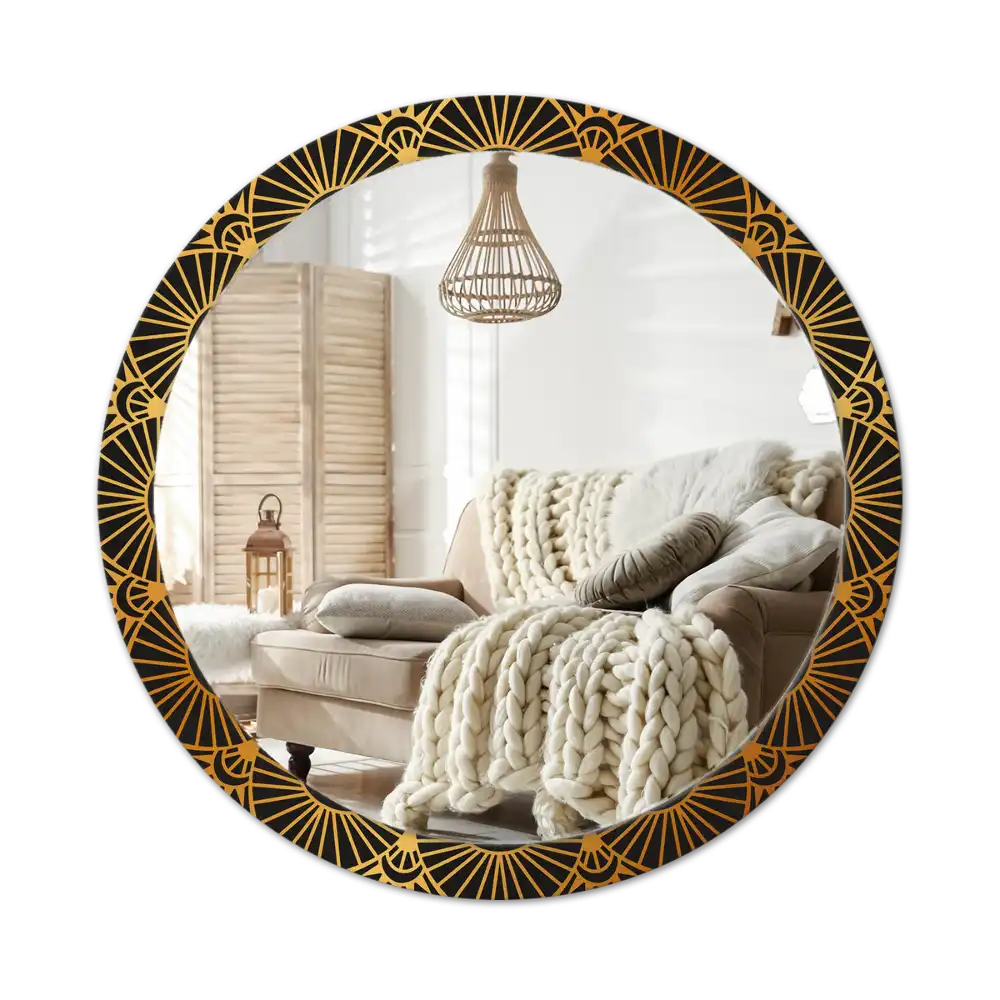 Round wall mirror decor Mandala
