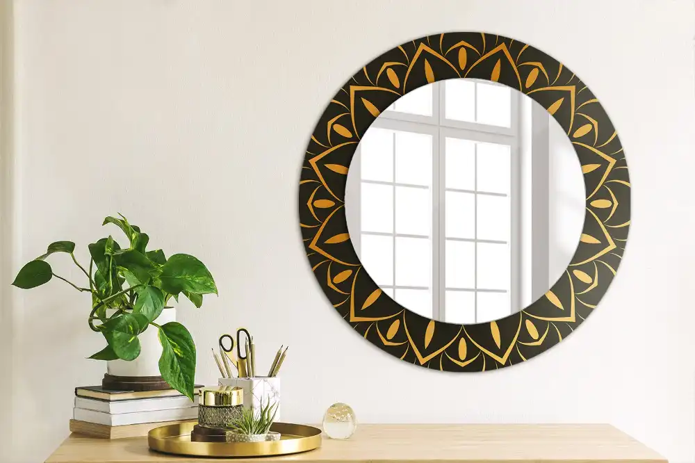 Round wall mirror decor Mandala