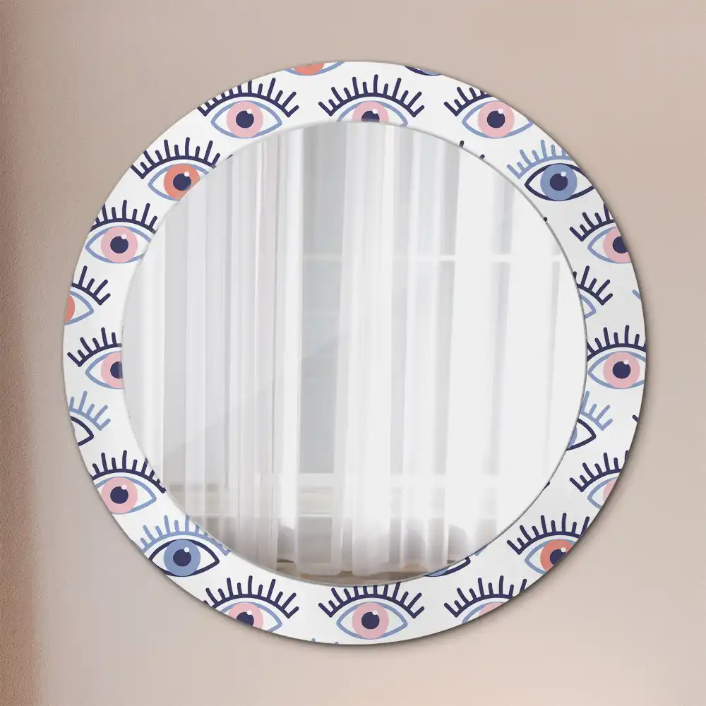 Round decorative mirror Eyes