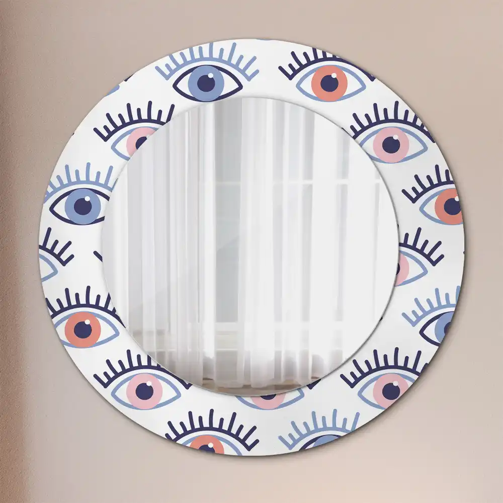 Round decorative mirror Eyes