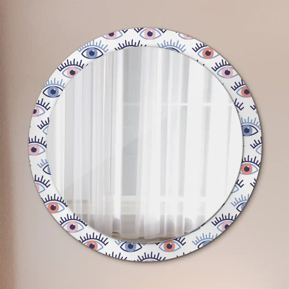 Round decorative mirror Eyes
