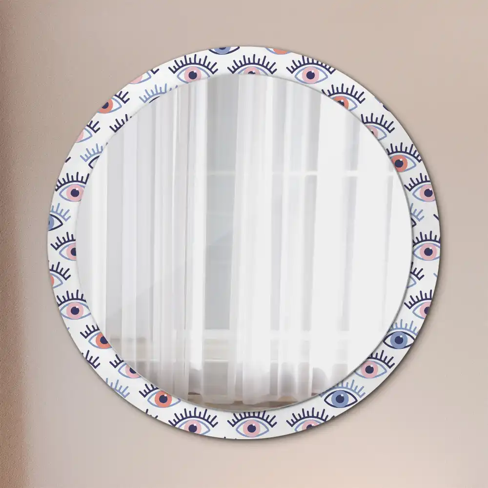 Round decorative mirror Eyes