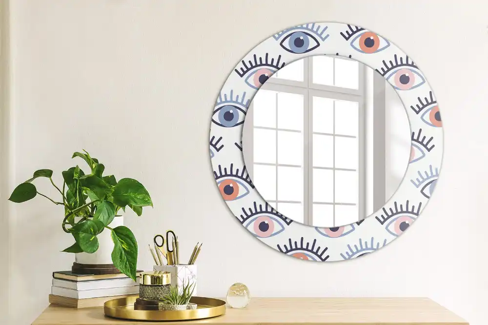 Round decorative mirror Eyes
