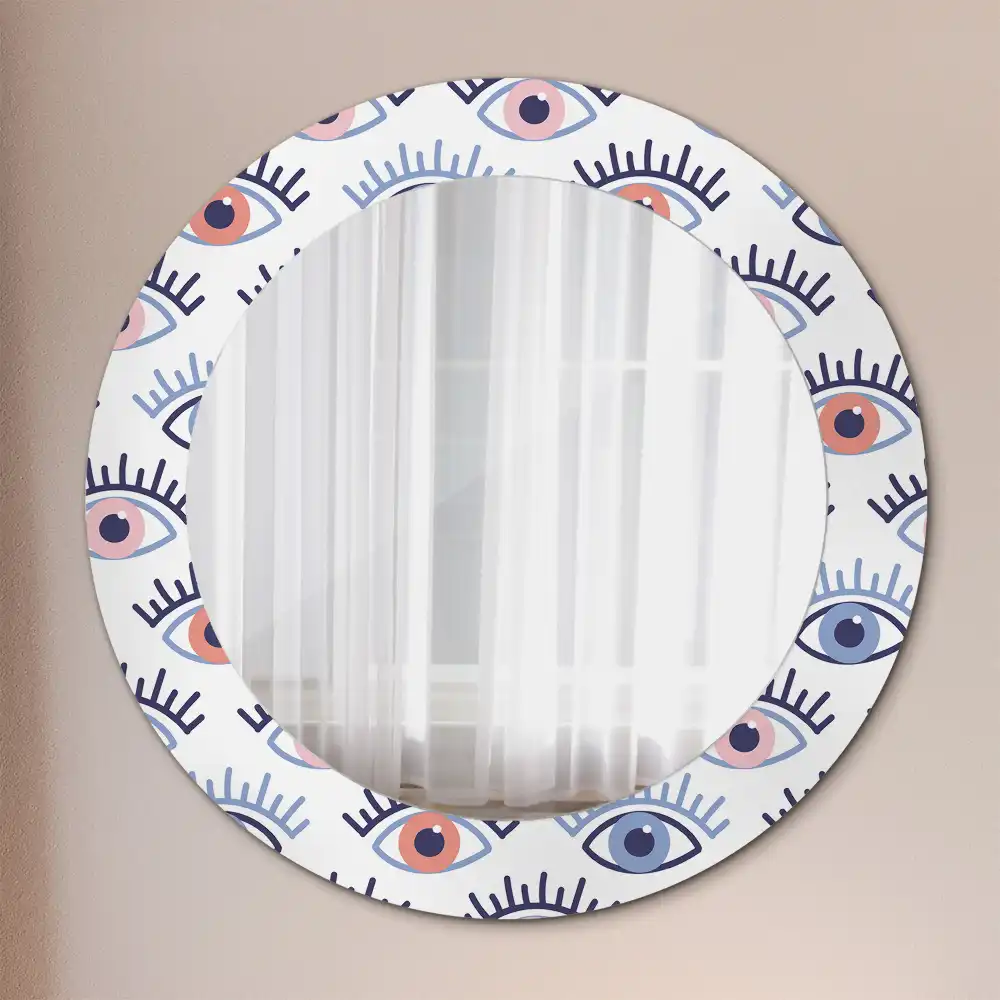 Round decorative mirror Eyes