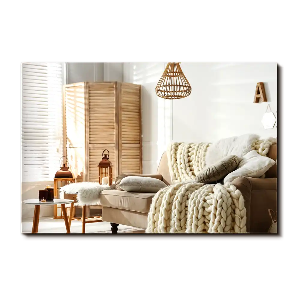 Rectangular mirror decor frameless modern