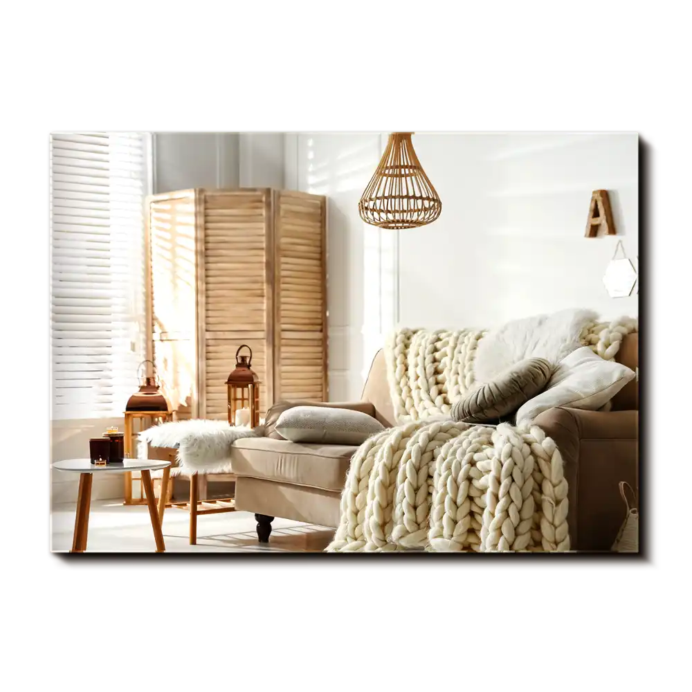 Rectangular mirror decor frameless modern