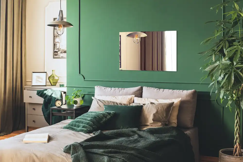 Rectangular mirror decor frameless modern