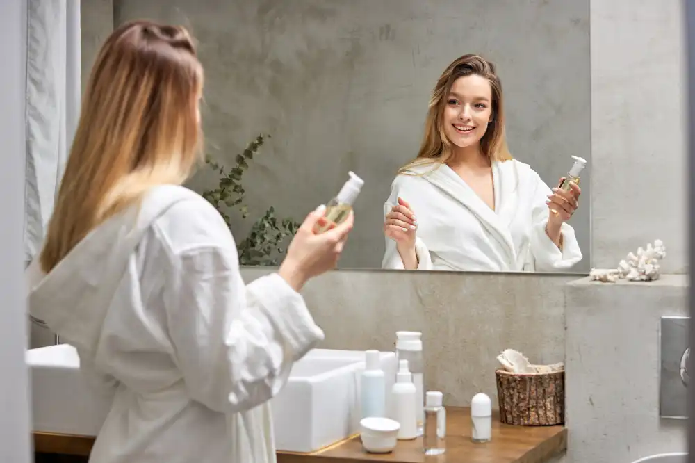 Rectangular mirror decor frameless modern