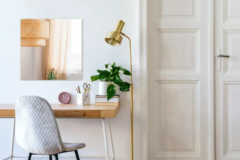 Rectangular mirror decor frameless modern