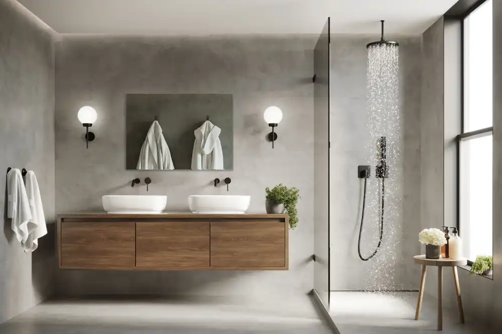 Rectangular mirror decor frameless modern