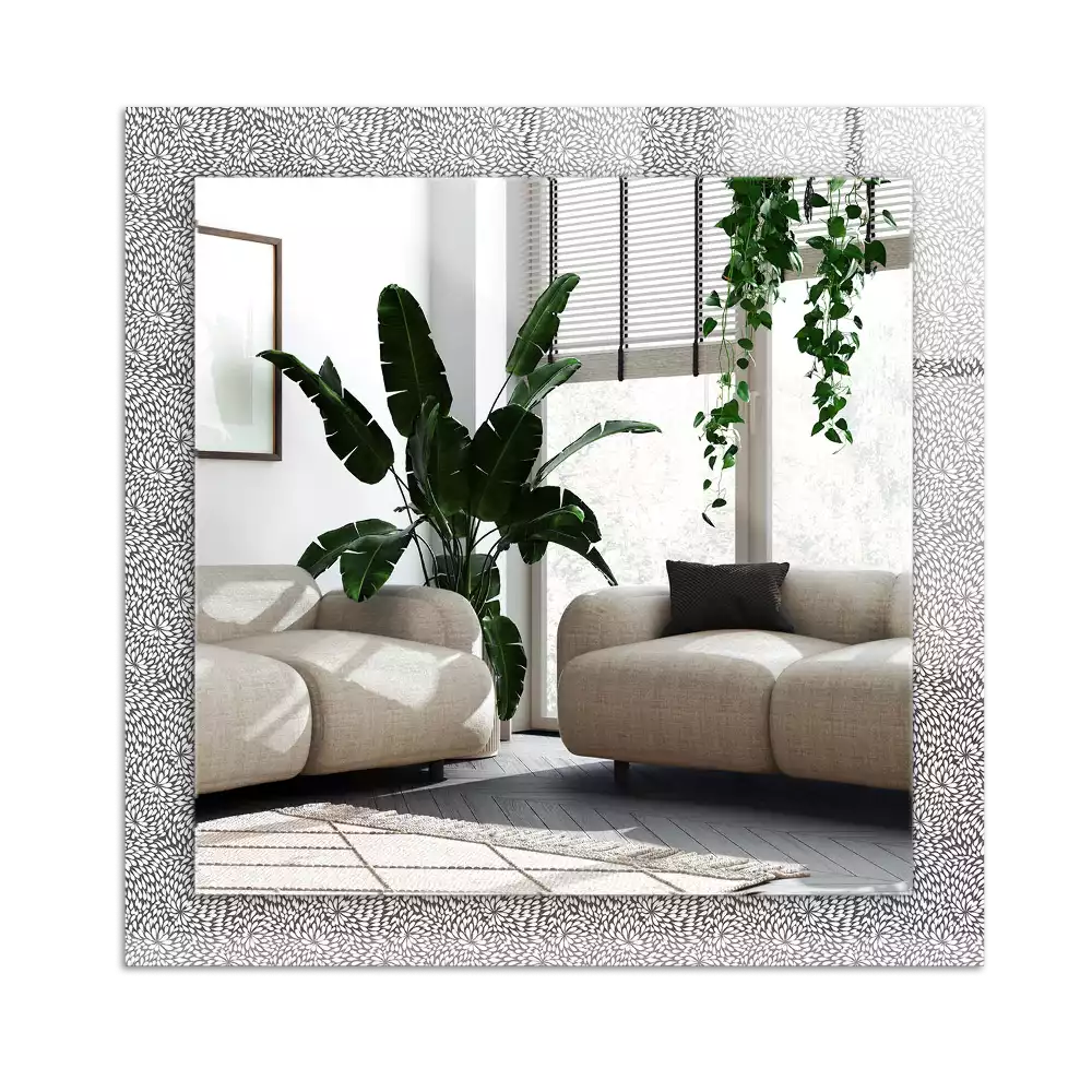Rectangular mirror print 3d pattern