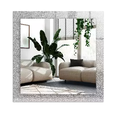 Rectangular mirror print 3d pattern