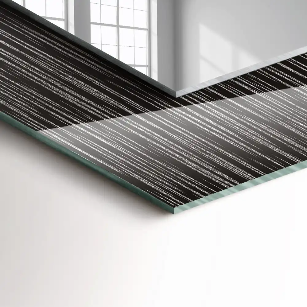 Rectangular mirror print Modern Lines
