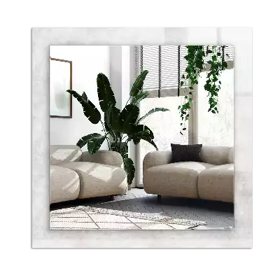 Rectangular decorative mirror Gray texture pattern