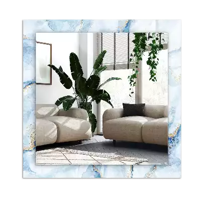 Rectangular decorative mirror Abstract Marble Pattern