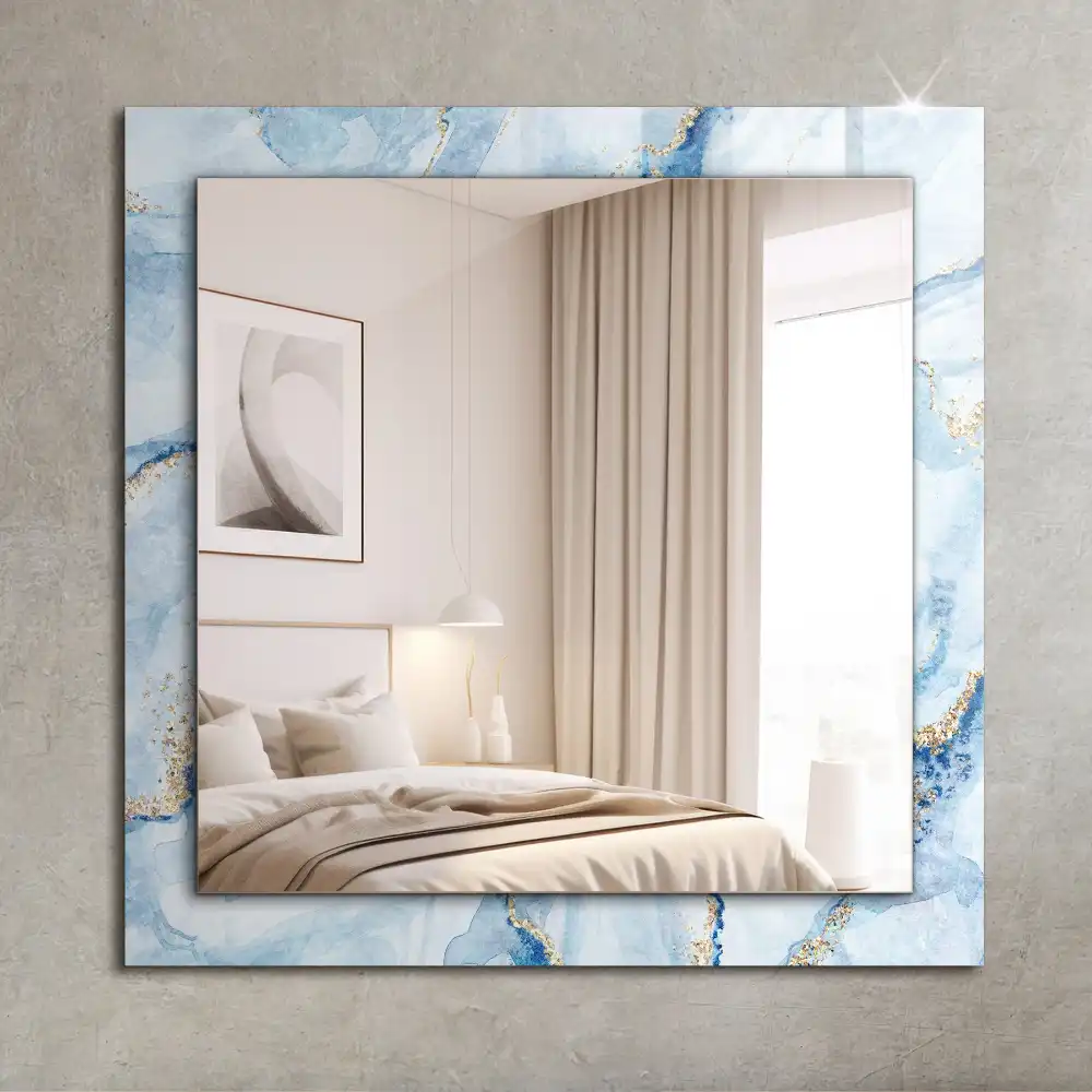 Rectangular decorative mirror Abstract Marble Pattern