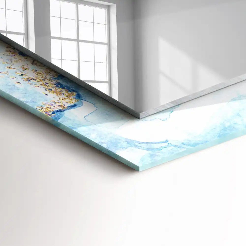 Rectangular decorative mirror Abstract Marble Pattern