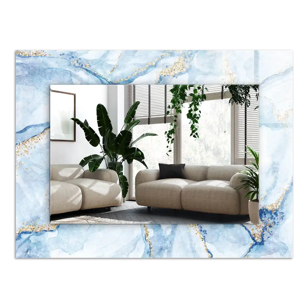 Rectangular decorative mirror Abstract Marble Pattern