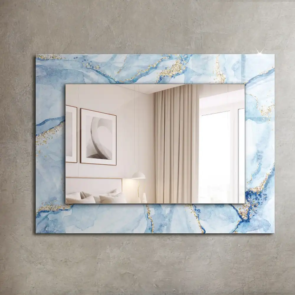 Rectangular decorative mirror Abstract Marble Pattern