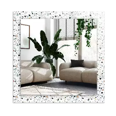 Rectangular mirror print Terrazzo Mosaic Pattern