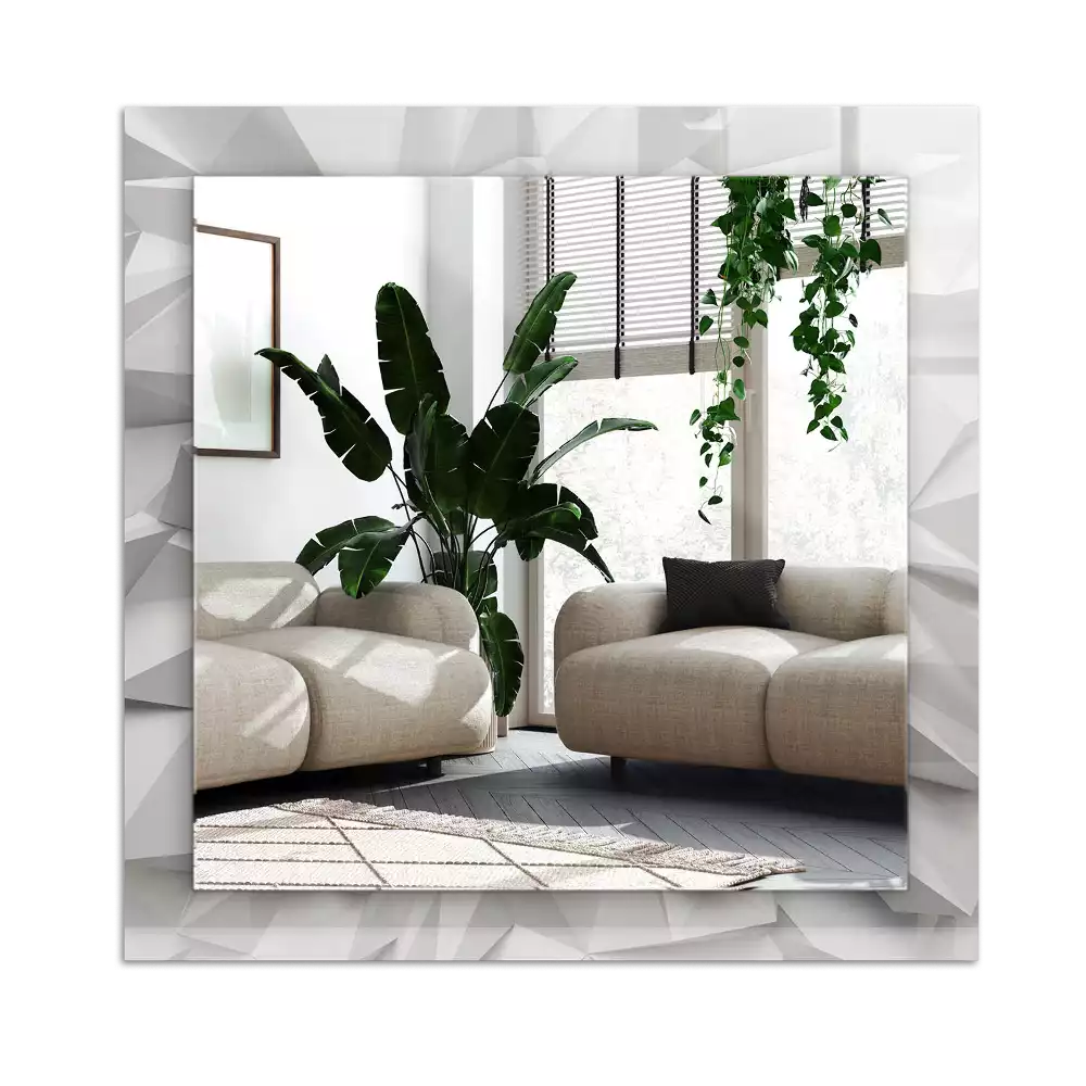Rectangular mirror print Abstract geometric shapes