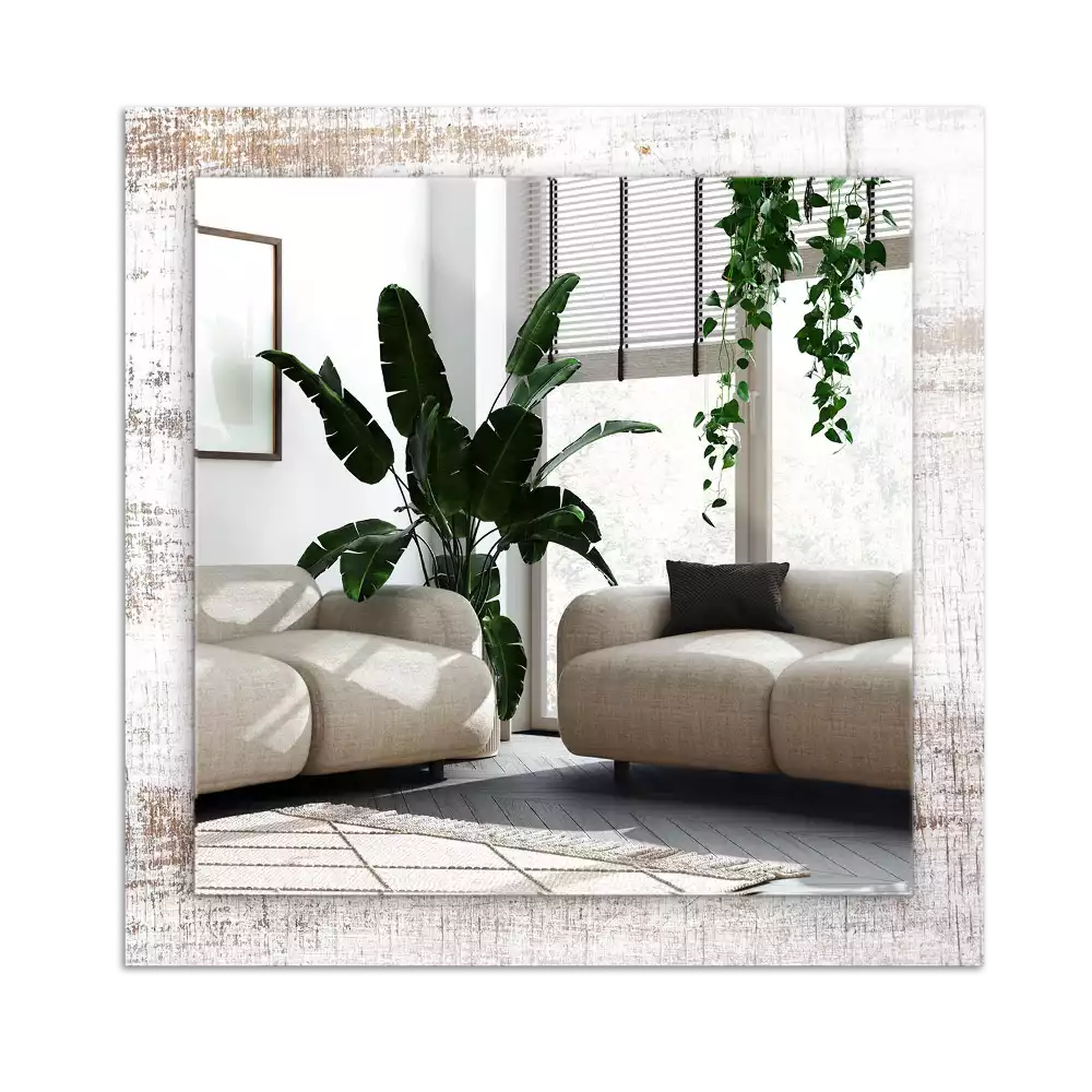 Rectangle decorative mirror Old Wood