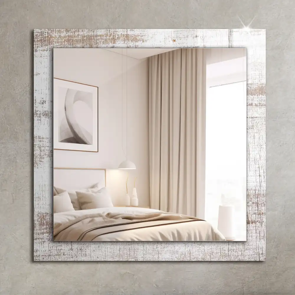 Rectangle decorative mirror Old Wood